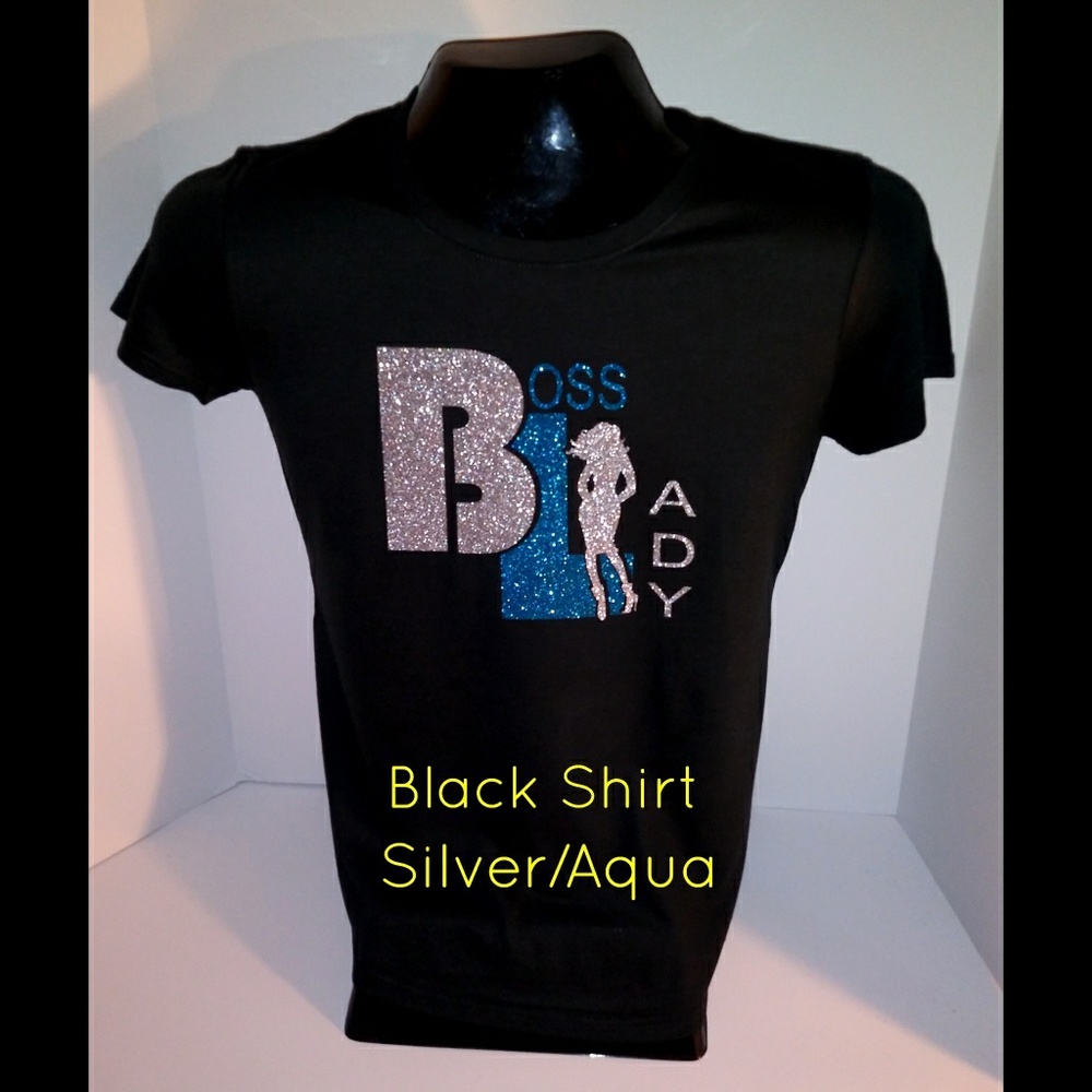Boss Lady Glitter T-Shirt